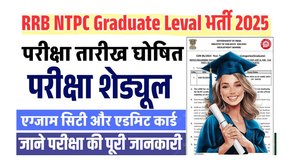 RRB NTPC Graduate Level Exam Date