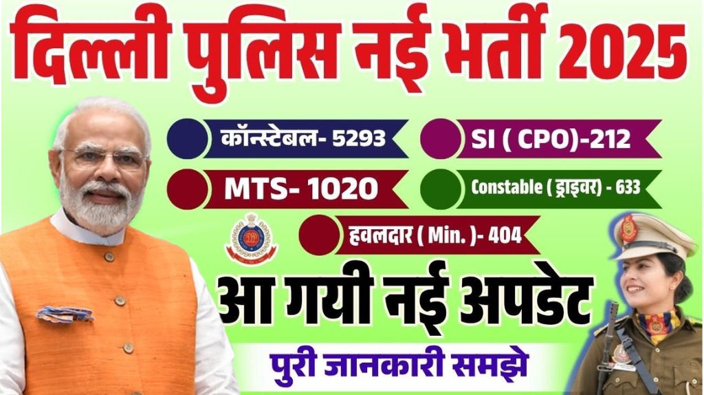 Delhi Police New Vacancy 2025